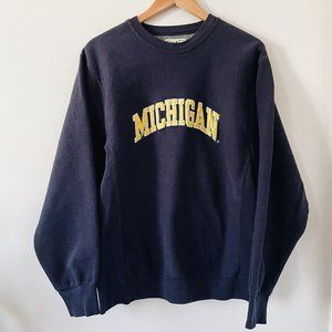 Vintage | 00's University of Michigan Crewneck Sweatshirt | Size S/M